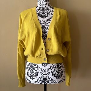 Yellow/Lime Green cardigan